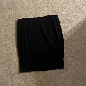 Black Stretch Pencil Skirt